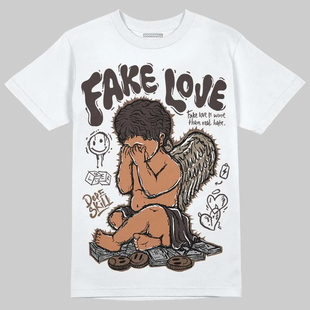 Baroque Brown 12s DopeSkill T-Shirt False Love Graphic sold by DopeSkill