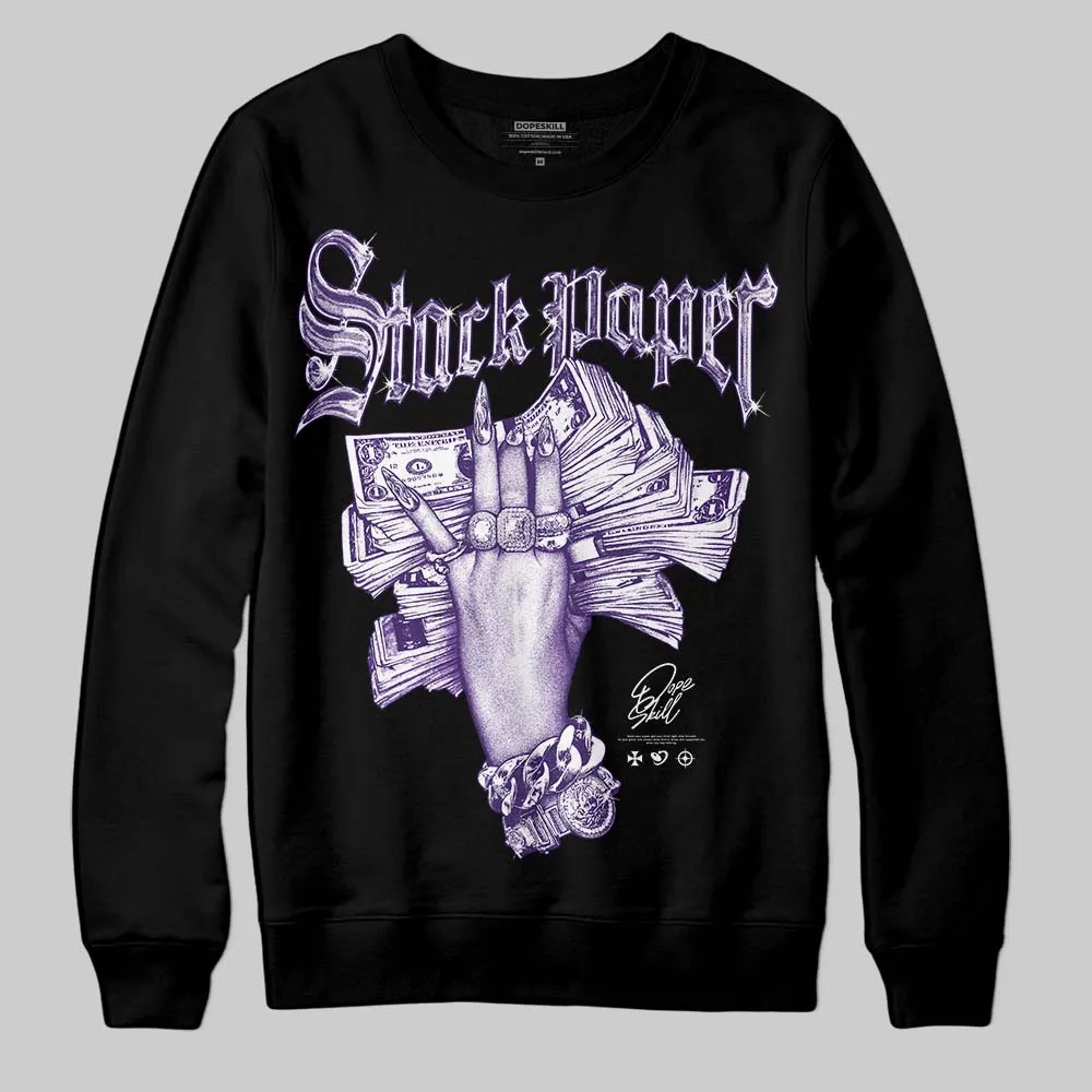 PURPLE Collection DopeSkill Sweatshirt Stack Paper Graphic sold by DopeSkill