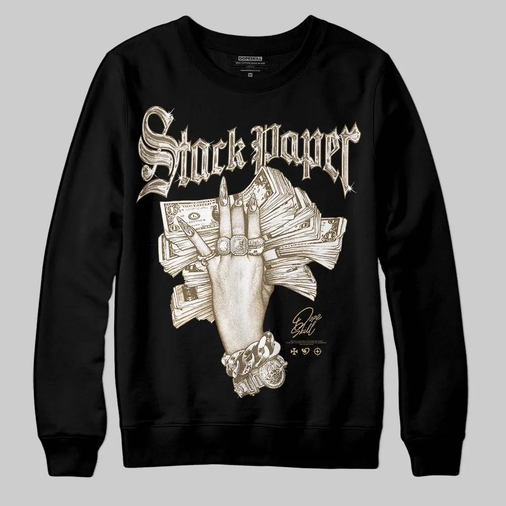 TAN Collection DopeSkill Sweatshirt Stack Paper Graphic sold by DopeSkill