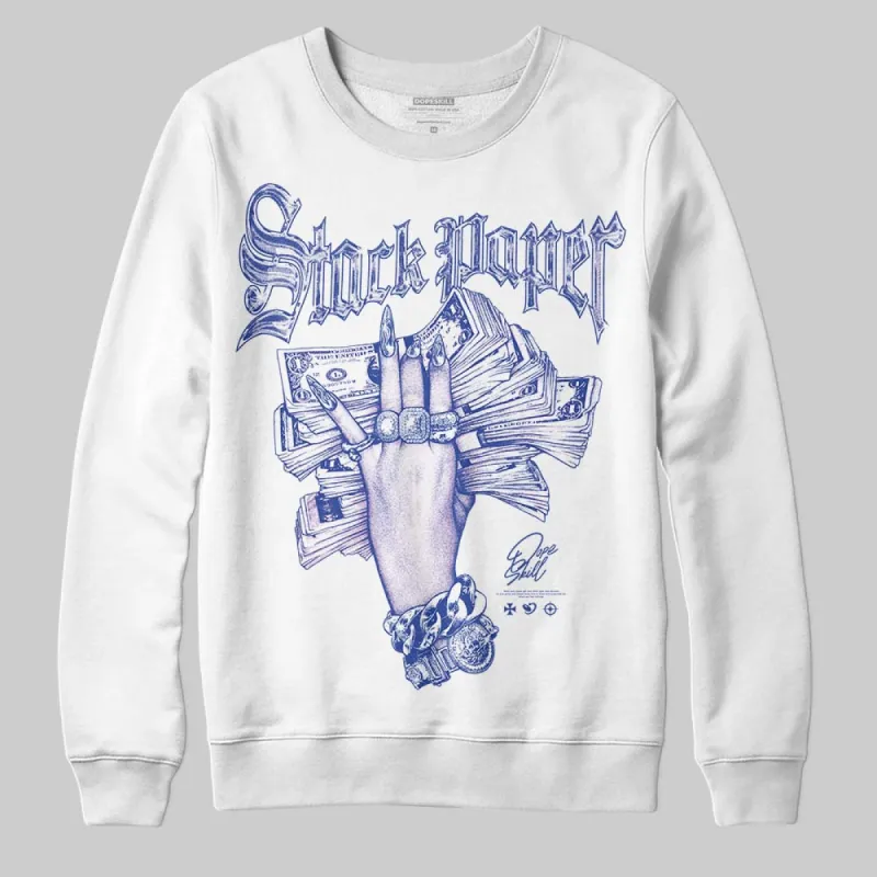 Royal Blue Collection DopeSkill Sweatshirt Stack Paper Graphic sold by DopeSkill