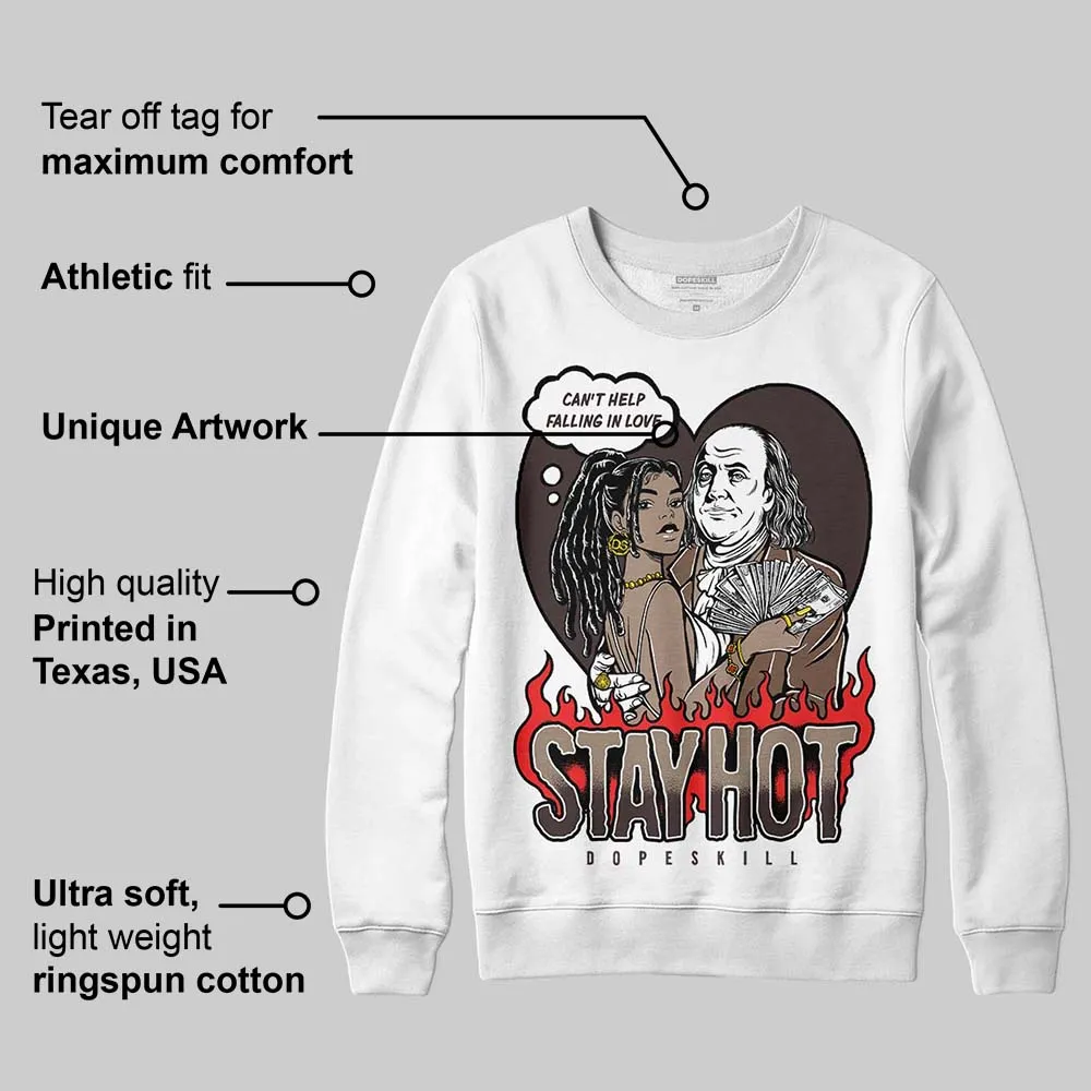 Baroque Brown 12s DopeSkill Sweatshirt Stay Hot Graphic sold by DopeSkill product image thumbnail 3