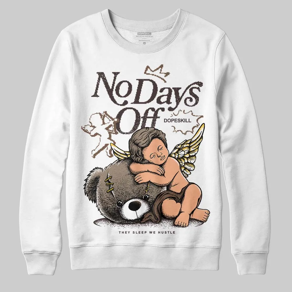 Baroque Brown 12s DopeSkill Sweatshirt New No Days Off Graphic sold by DopeSkill