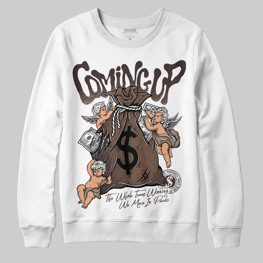 Baroque Brown 12s DopeSkill Sweatshirt Money Bag Coming Up Graphic sold by DopeSkill