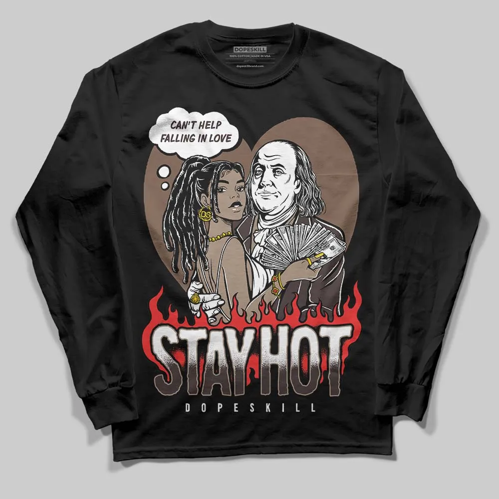 Baroque Brown 12s DopeSkill Long Sleeve T-Shirt Stay Hot Graphic sold by DopeSkill product image thumbnail 2