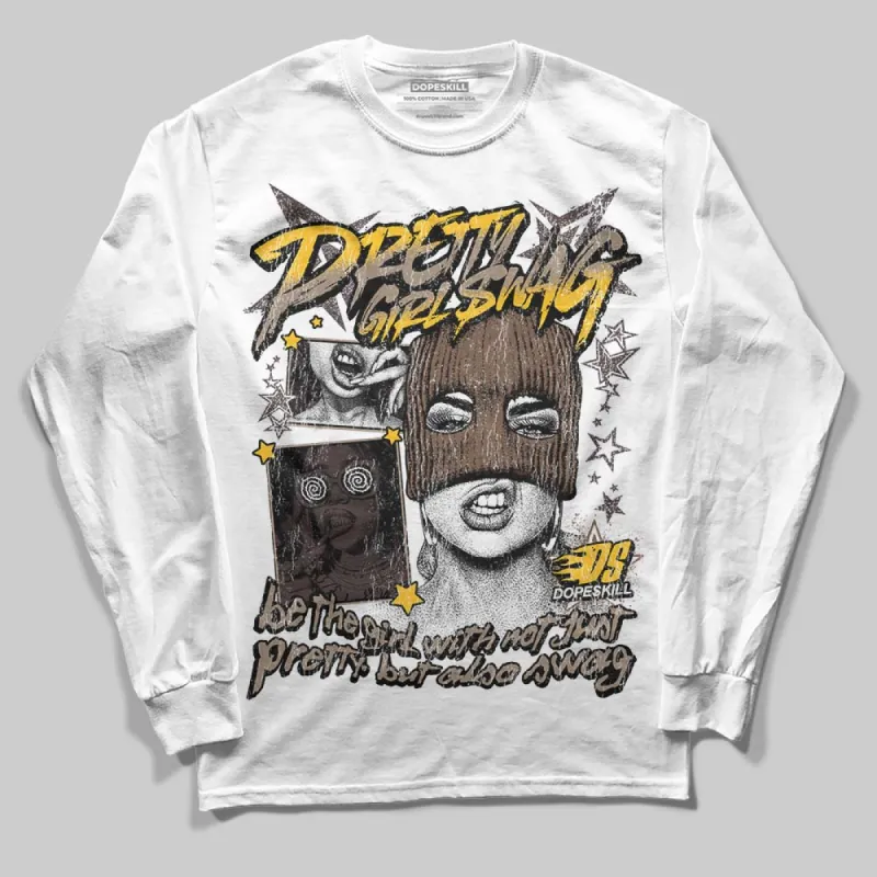 Baroque Brown 12s DopeSkill Long Sleeve T-Shirt Pretty Girl Swag Graphic sold by DopeSkill