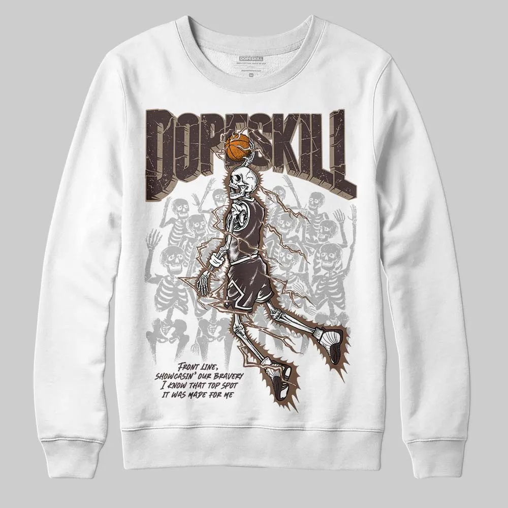 Baroque Brown 12s DopeSkill Sweatshirt Thunder Dunk Graphic sold by DopeSkill