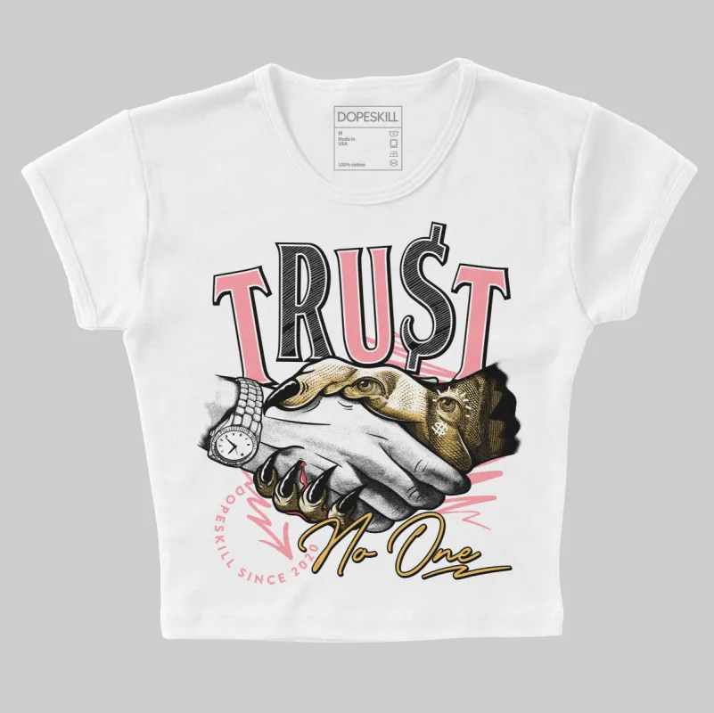 Red Stardust 3s DopeSkill Women's Crop Top Trust No One Graphic sold by DopeSkill
