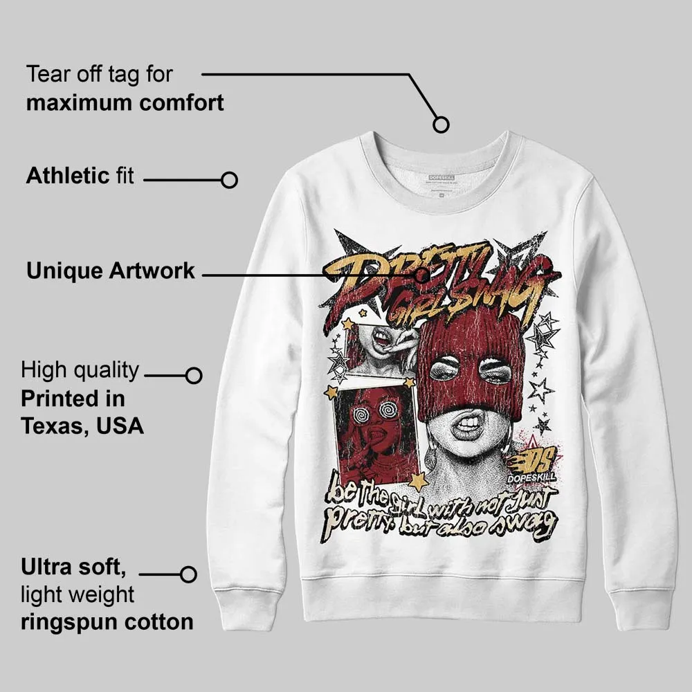 Dunk Sisterhood Team Red DopeSkill Sweatshirt Pretty Girl Swag Graphic sold by DopeSkill product image thumbnail 3