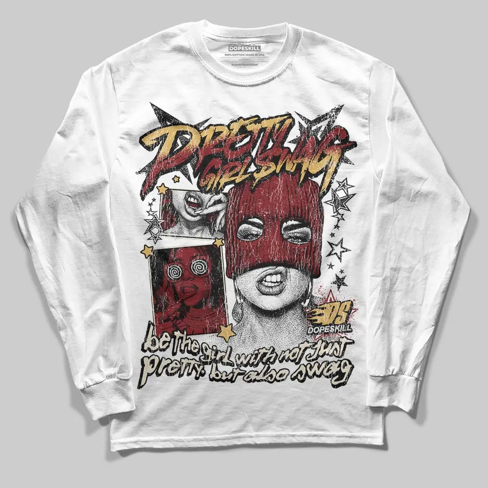 Dunk Sisterhood Team Red DopeSkill Long Sleeve T-Shirt Pretty Girl Swag Graphic sold by DopeSkill