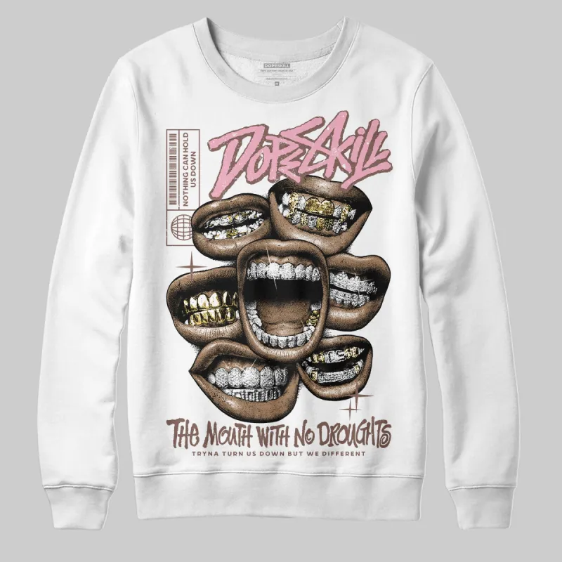 Campus 00s Dust Cargo Clear Pink DopeSkill Sweatshirt The Mouth With No Droughts Graphic sold by DopeSkill