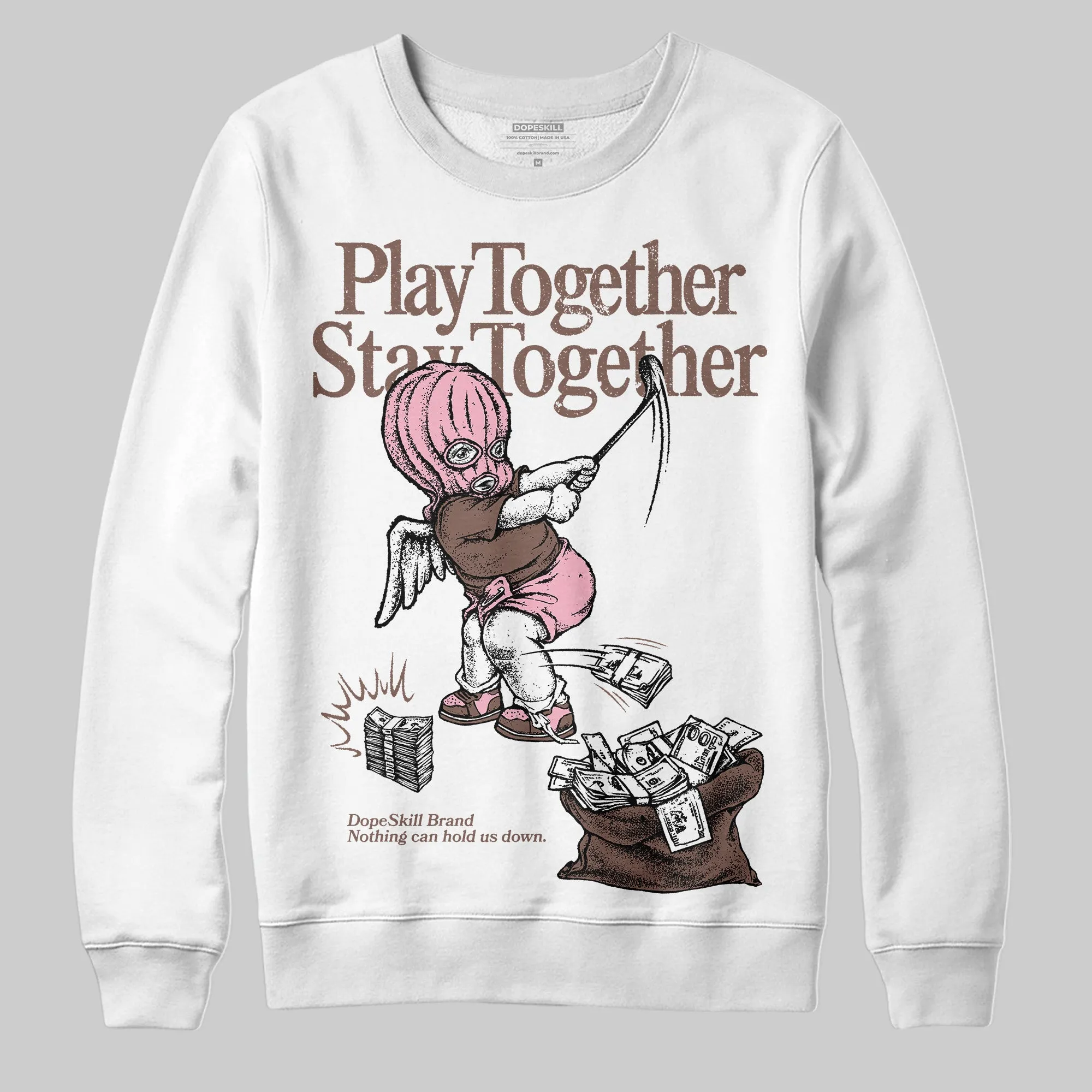 Campus 00s Dust Cargo Clear Pink DopeSkill Sweatshirt Play together, Stay together Graphic sold by DopeSkill