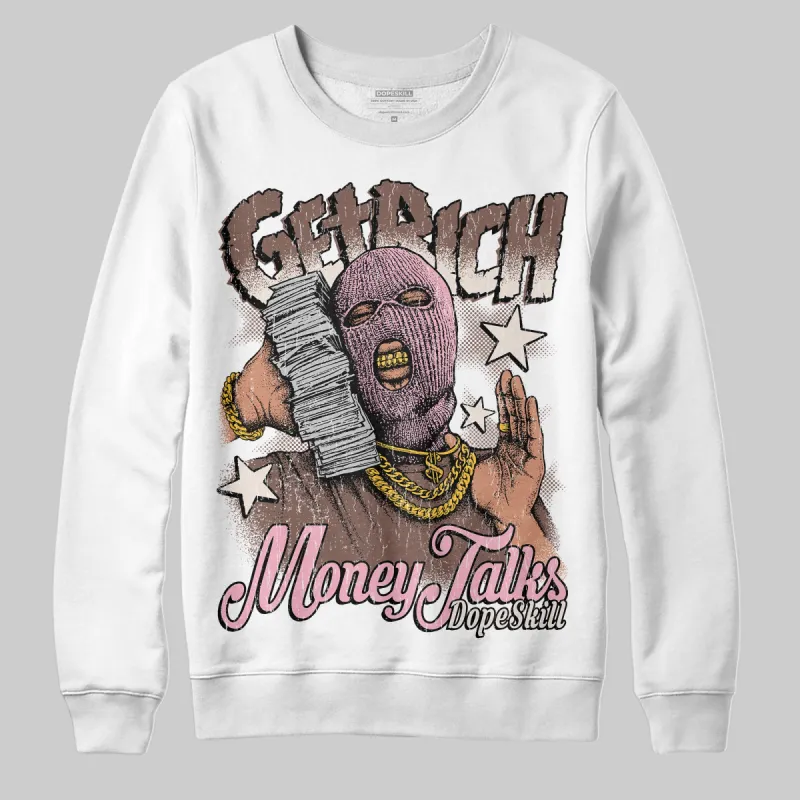 Campus 00s Dust Cargo Clear Pink DopeSkill Sweatshirt Get Rich Graphic sold by DopeSkill