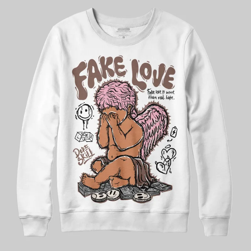 Campus 00s Dust Cargo Clear Pink DopeSkill Sweatshirt False Love Graphic sold by DopeSkill