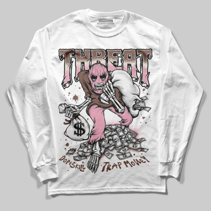 Campus 00s Dust Cargo Clear Pink DopeSkill Long Sleeve T-Shirt Threat Graphic sold by DopeSkill