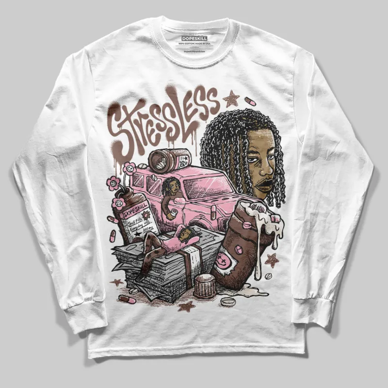 Campus 00s Dust Cargo Clear Pink DopeSkill Long Sleeve T-Shirt Stressless Graphic sold by DopeSkill