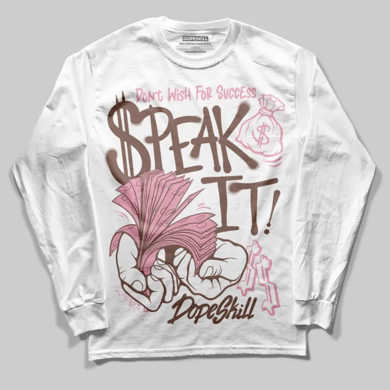 Campus 00s Dust Cargo Clear Pink DopeSkill Long Sleeve T-Shirt Speak It Graphic sold by DopeSkill