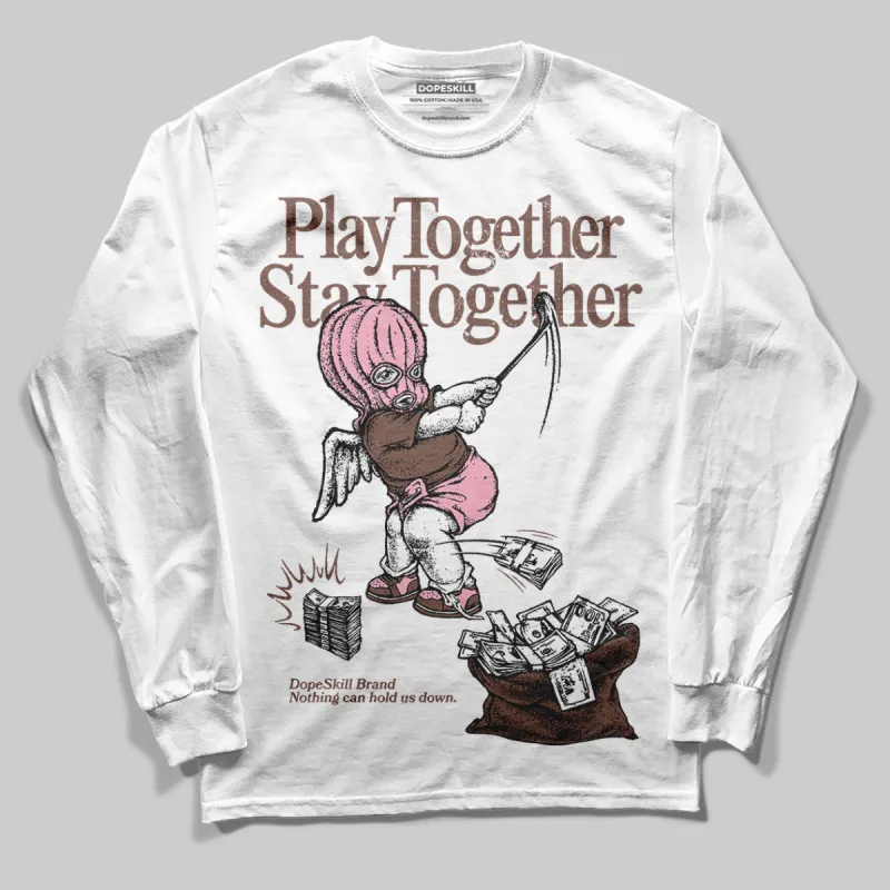Campus 00s Dust Cargo Clear Pink DopeSkill Long Sleeve T-Shirt Play together, Stay together Graphic sold by DopeSkill