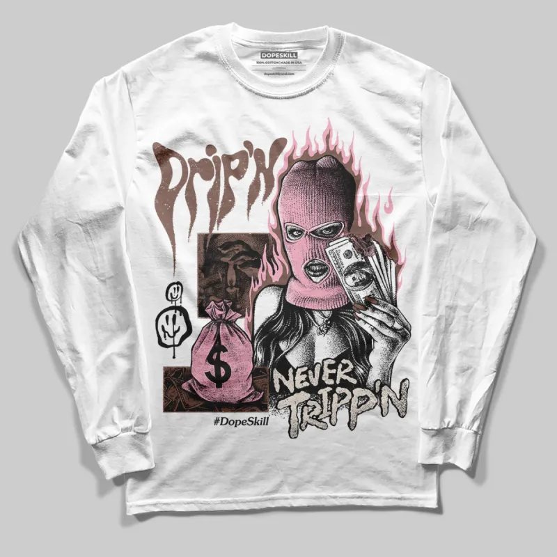 Campus 00s Dust Cargo Clear Pink DopeSkill Long Sleeve T-Shirt Drip'n Never Tripp'n Graphic sold by DopeSkill