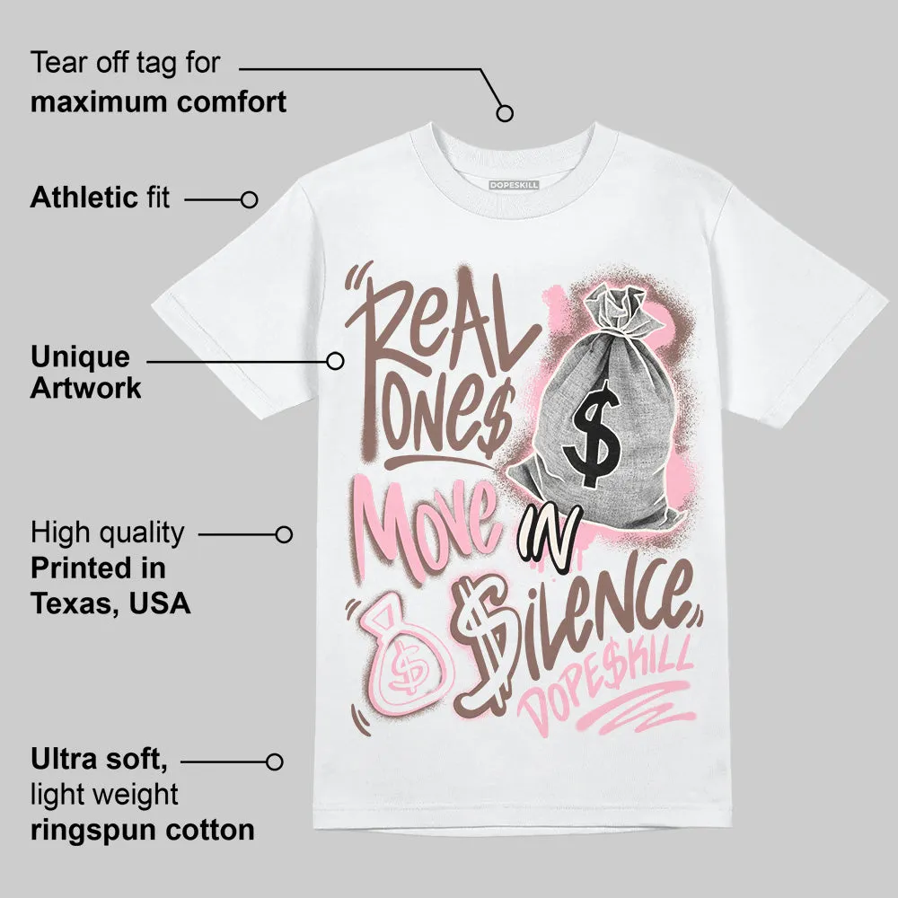 Campus 00s Dust Cargo Clear Pink DopeSkill T-Shirt Real Ones Move In Silence Graphic sold by DopeSkill product image thumbnail 3