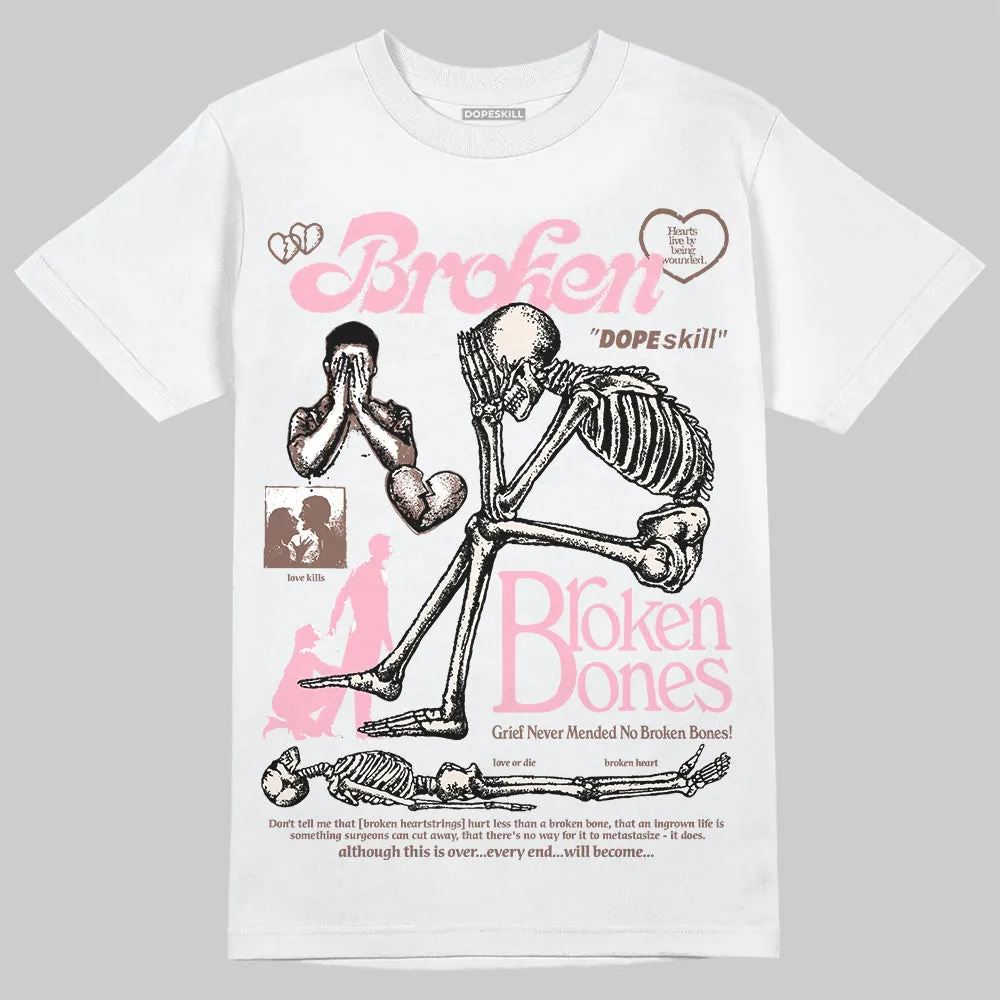 Campus 00s Dust Cargo Clear Pink DopeSkill T-Shirt Broken Bones Graphic sold by DopeSkill