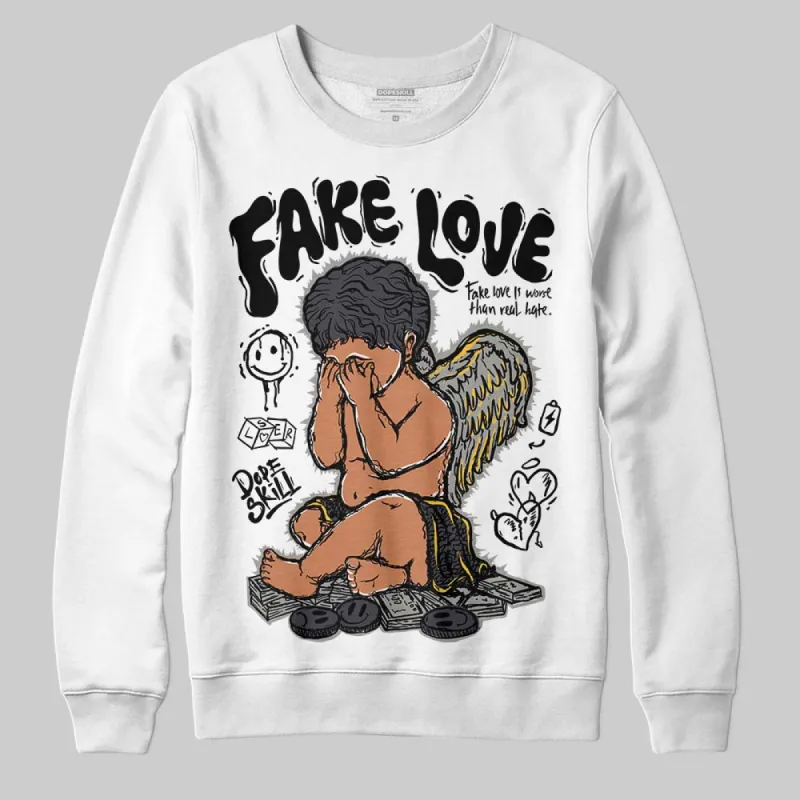 Black Cat 3s DopeSkill Sweatshirt False Love Graphic sold by DopeSkill