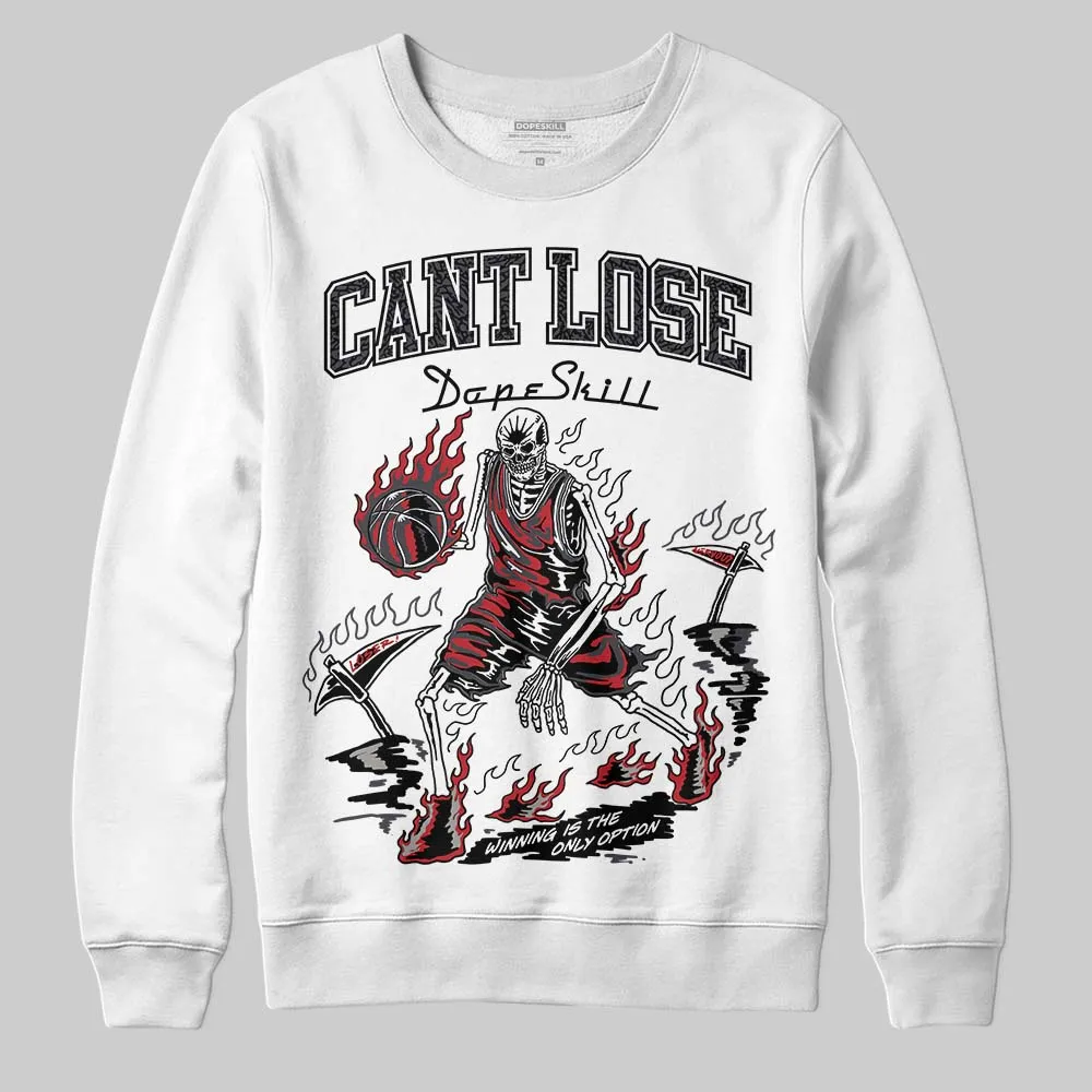 Black Cat 3s DopeSkill Sweatshirt Cant Lose Graphic sold by DopeSkill