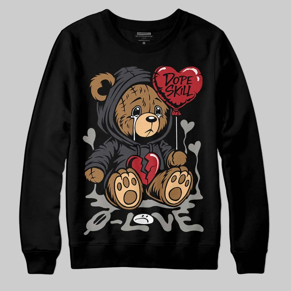 Black Cat 3s DopeSkill Sweatshirt Broken Bear Graphic sold by DopeSkill product image thumbnail 2
