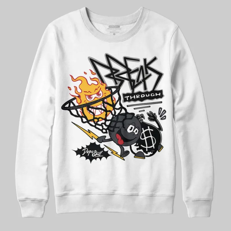 Black Cat 3s DopeSkill Sweatshirt Break Through Graphic sold by DopeSkill