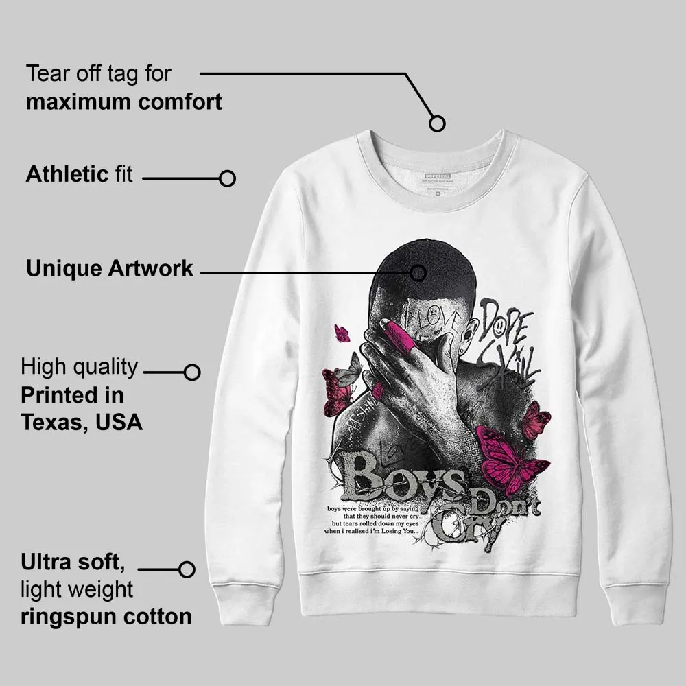 Black Cat 3s DopeSkill Sweatshirt Boys Don't Cry Graphic sold by DopeSkill product image thumbnail 3