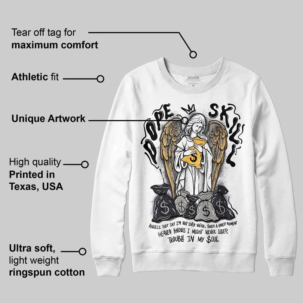 Black Cat 3s DopeSkill Sweatshirt Angels Graphic sold by DopeSkill product image thumbnail 3