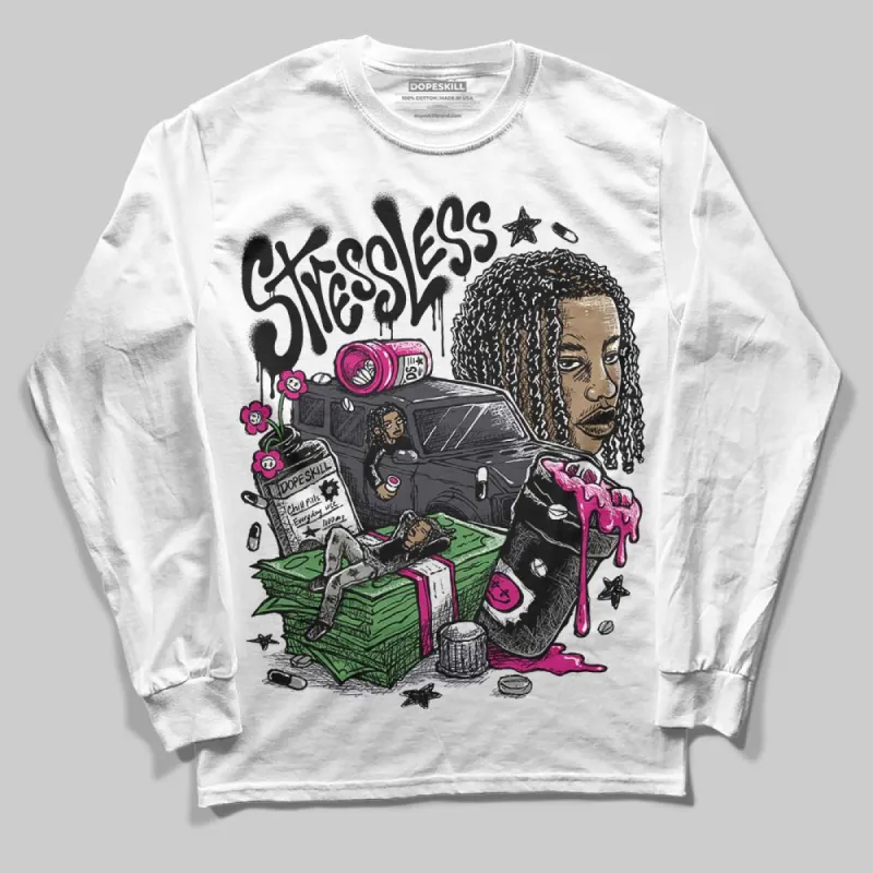 Black Cat 3s DopeSkill Long Sleeve T-Shirt Stressless Graphic sold by DopeSkill