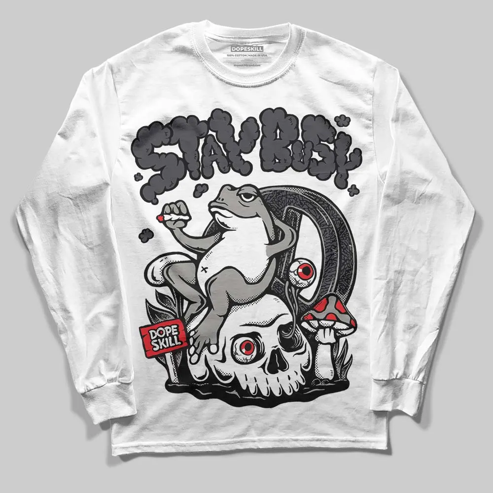 Black Cat 3s DopeSkill Long Sleeve T-Shirt Stay Busy Graphic sold by DopeSkill