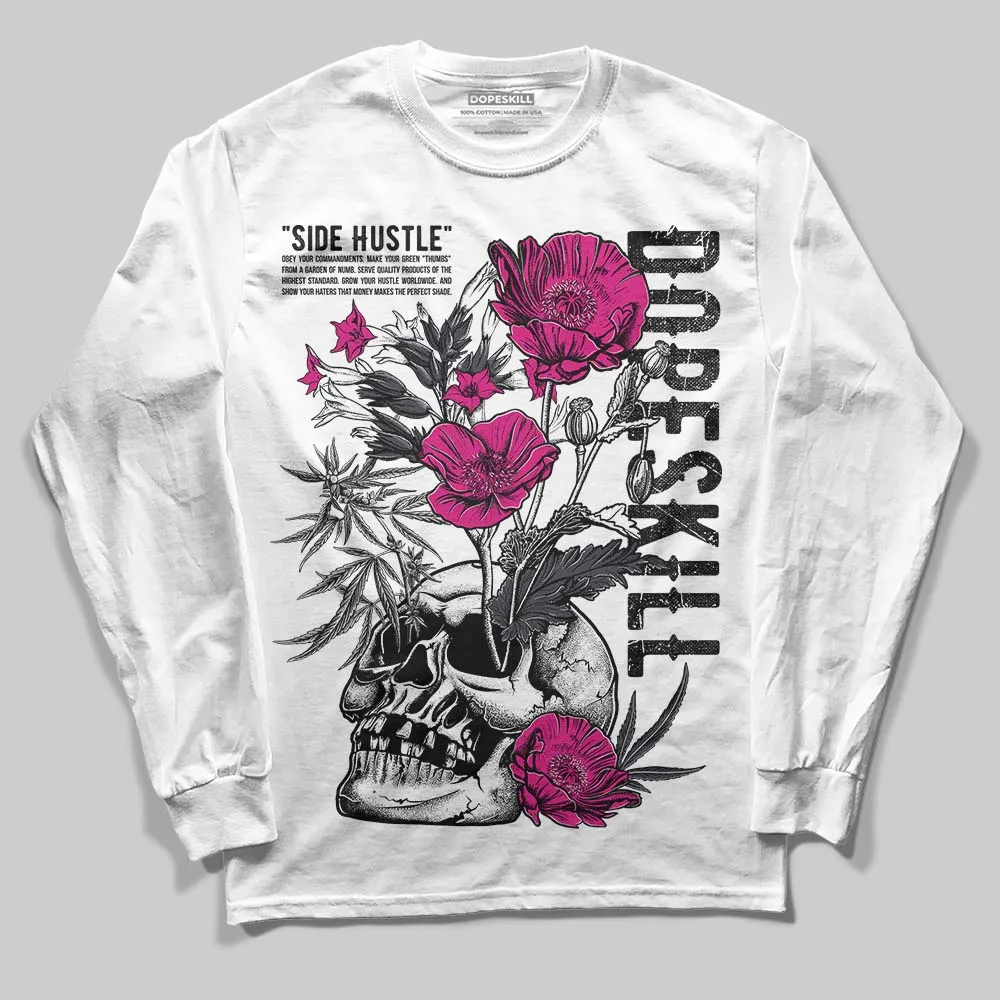 Black Cat 3s DopeSkill Long Sleeve T-Shirt Side Hustle Graphic sold by DopeSkill