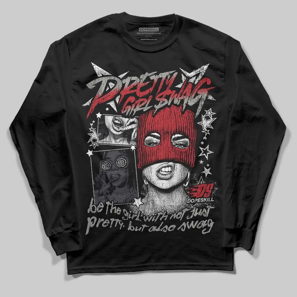 Black Cat 3s DopeSkill Long Sleeve T-Shirt Pretty Girl Swag Graphic sold by DopeSkill product image thumbnail 2