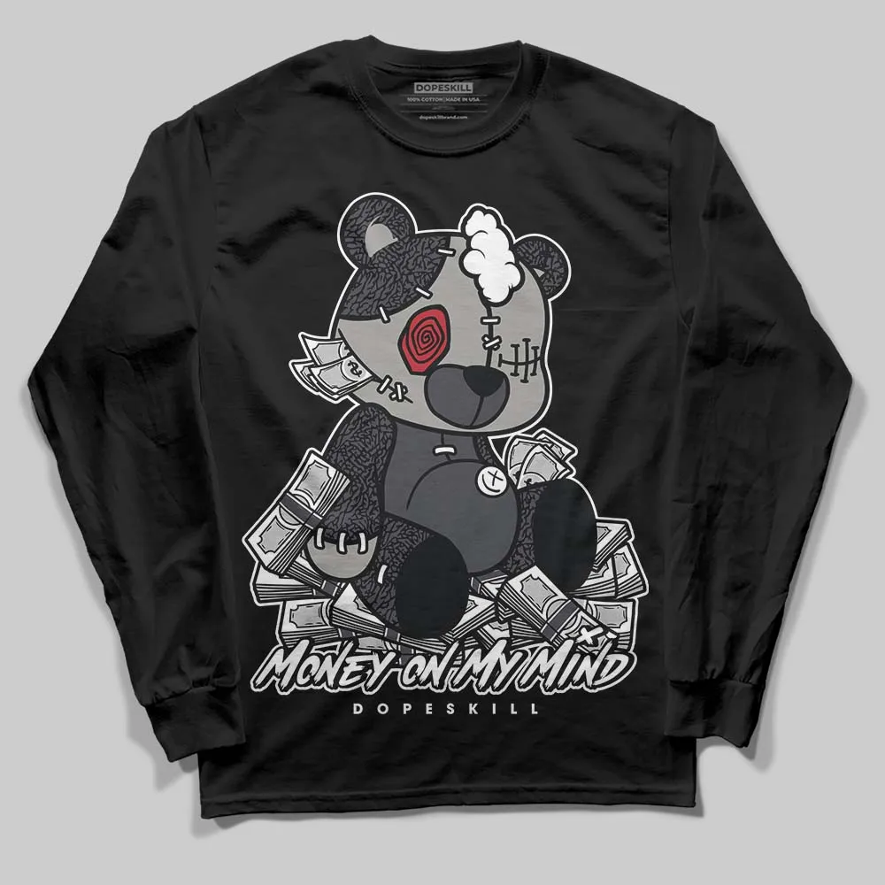 Black Cat 3s DopeSkill Long Sleeve T-Shirt MOMM Bear Graphic sold by DopeSkill product image thumbnail 2