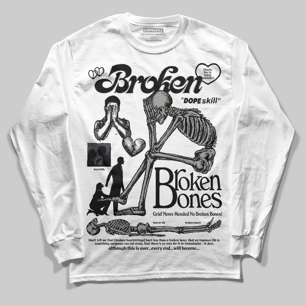 Black Cat 3s DopeSkill Long Sleeve T-Shirt Broken Bones Graphic sold by DopeSkill