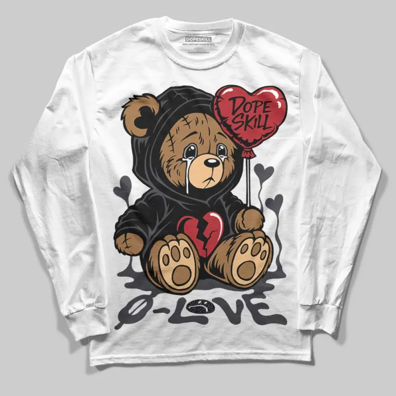 Black Cat 3s DopeSkill Long Sleeve T-Shirt Broken Bear Graphic sold by DopeSkill
