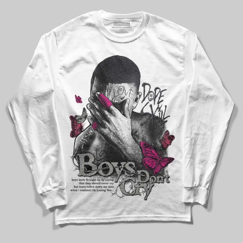 Black Cat 3s DopeSkill Long Sleeve T-Shirt Boys Don't Cry Graphic sold by DopeSkill