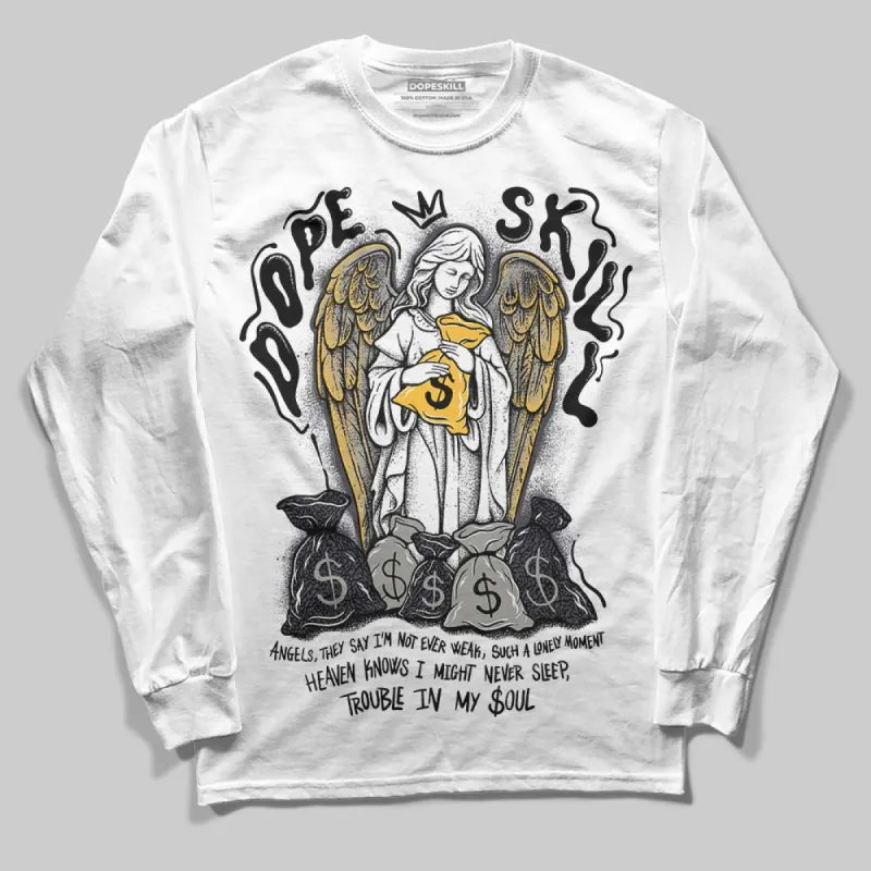 Black Cat 3s DopeSkill Long Sleeve T-Shirt Angels Graphic sold by DopeSkill