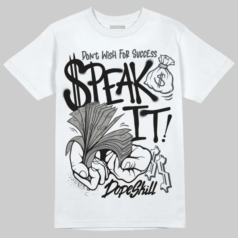 Black Cat 3s DopeSkill T-Shirt Speak It Graphic sold by DopeSkill