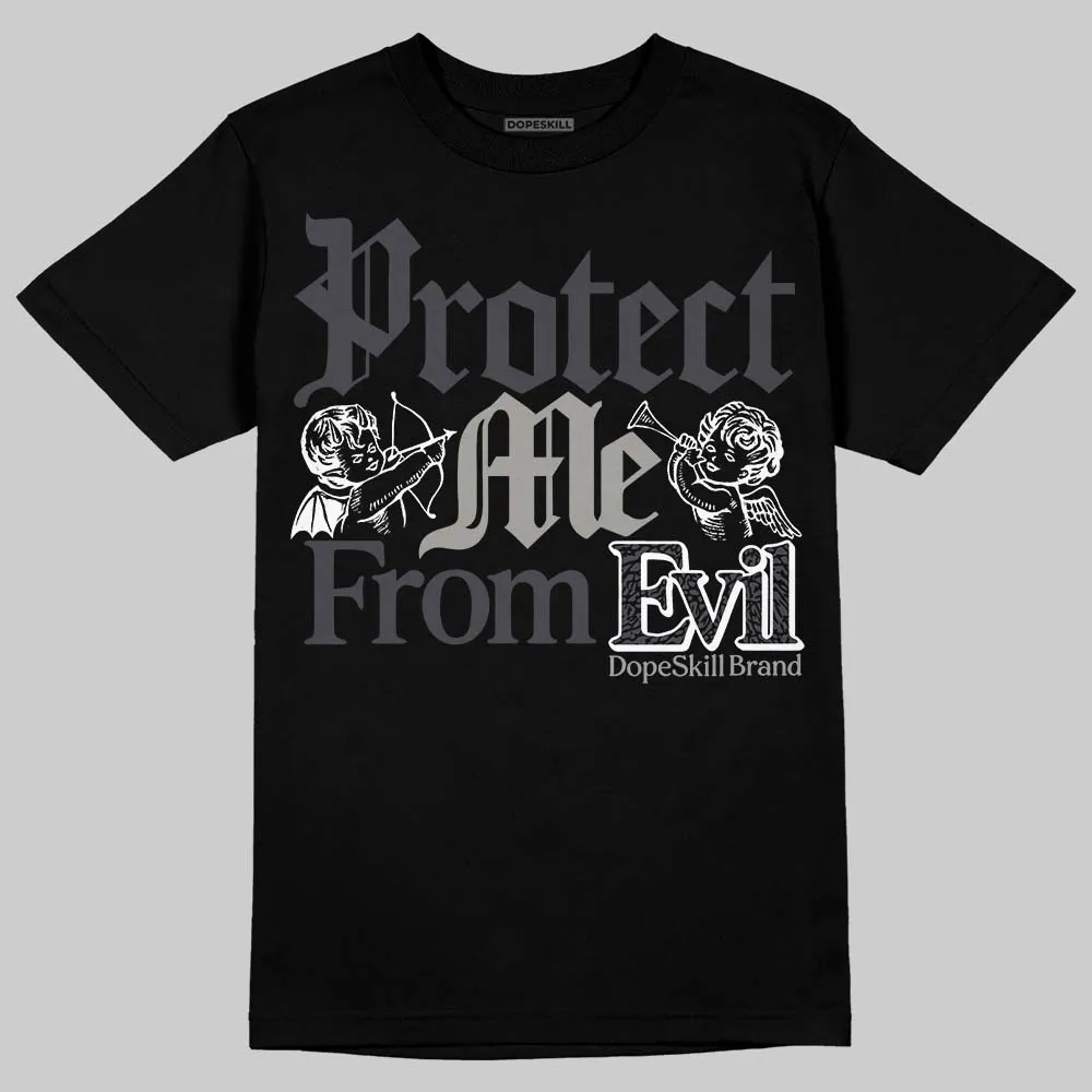 Black Cat 3s DopeSkill T-Shirt Protect Me From Evil Graphic sold by DopeSkill product image thumbnail 2