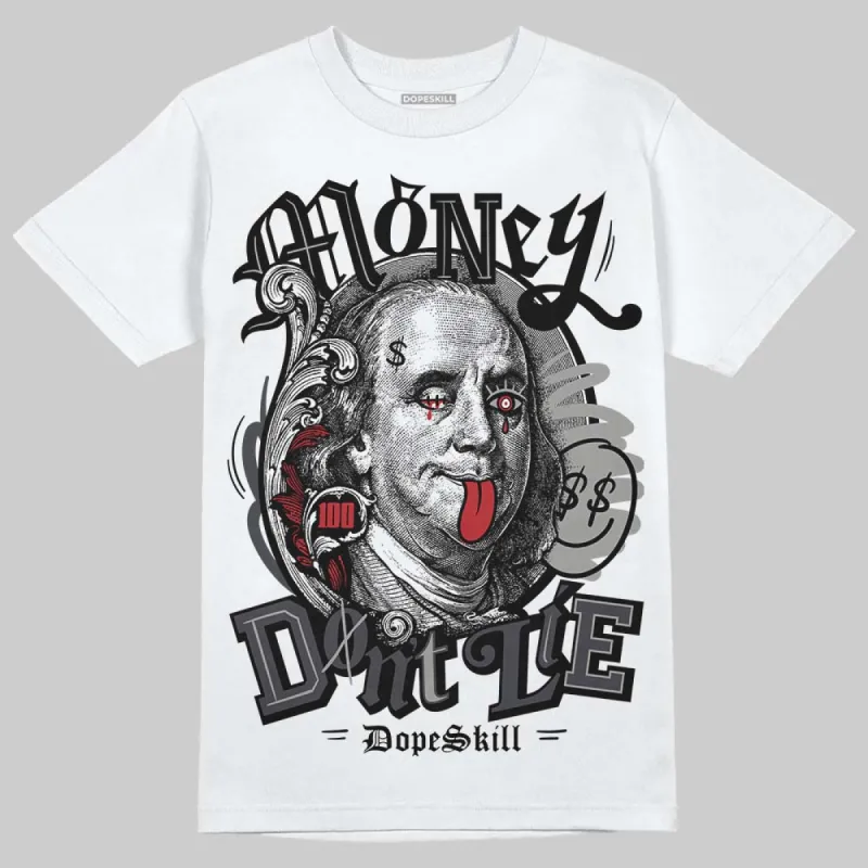 Black Cat 3s DopeSkill T-Shirt Money Don't Lie Graphic sold by DopeSkill
