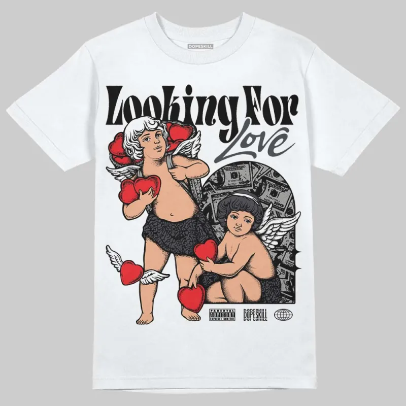 Black Cat 3s DopeSkill T-Shirt Looking For Love Graphic sold by DopeSkill