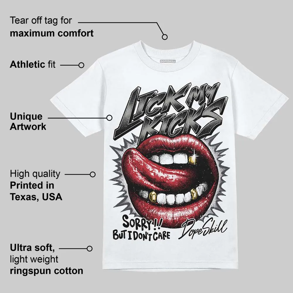 Black Cat 3s DopeSkill T-Shirt Lick My Kicks Graphic sold by DopeSkill product image thumbnail 3