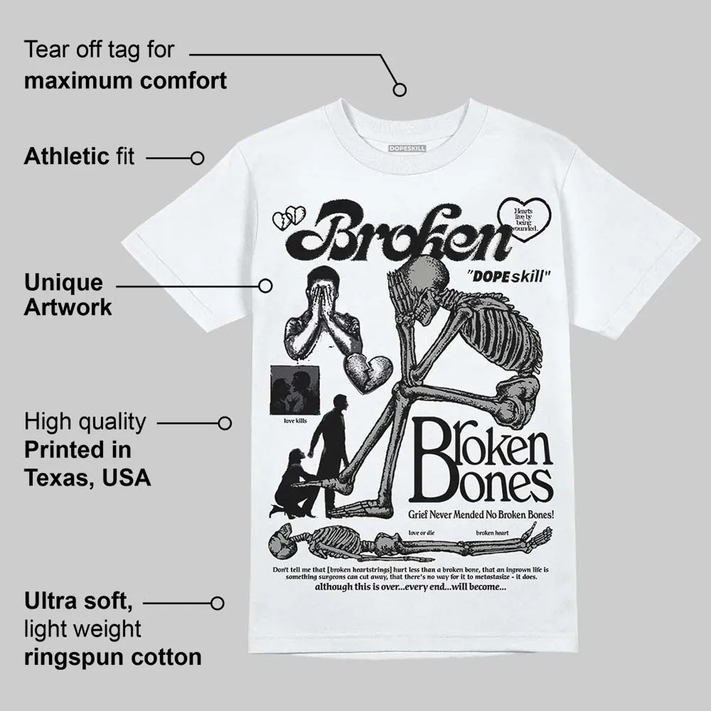 Black Cat 3s DopeSkill T-Shirt Broken Bones Graphic sold by DopeSkill product image thumbnail 3