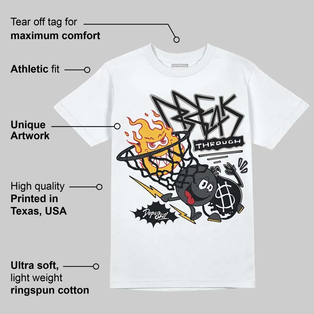 Black Cat 3s DopeSkill T-Shirt Break Through Graphic sold by DopeSkill product image thumbnail 3