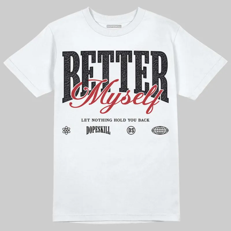 Black Cat 3s DopeSkill T-Shirt Better Myself Graphic sold by DopeSkill