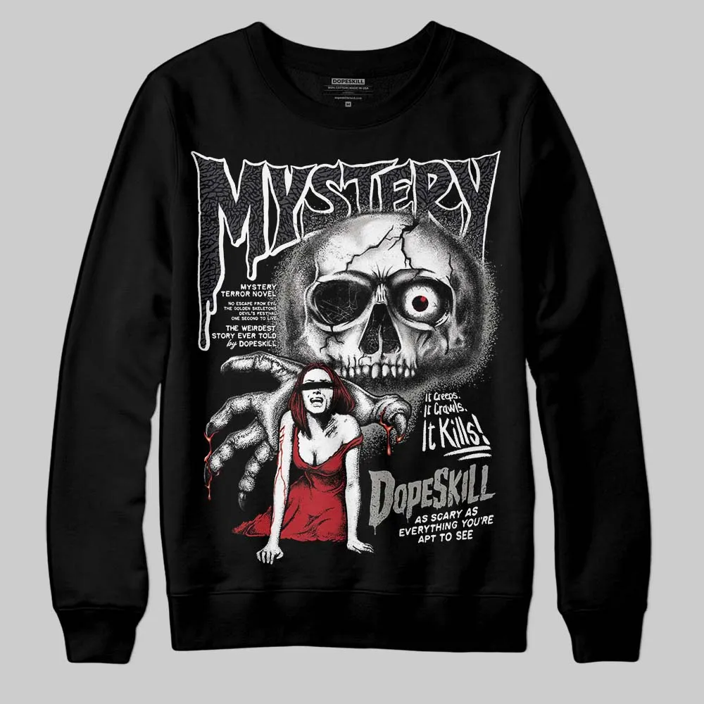 Black Cat 3s DopeSkill Sweatshirt Mystery Ghostly Grasp Graphic sold by DopeSkill product image thumbnail 2