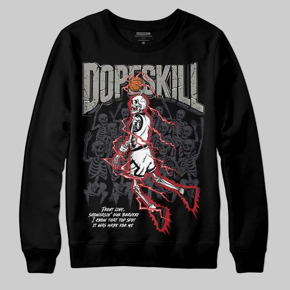 Black Cat 3s DopeSkill Sweatshirt Thunder Dunk Graphic sold by DopeSkill product image thumbnail 2