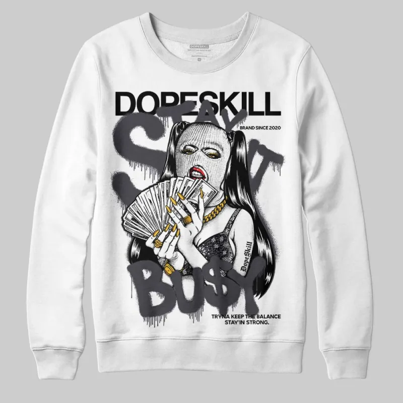 Black Cat 3s DopeSkill Sweatshirt Stay It Busy Graphic sold by DopeSkill